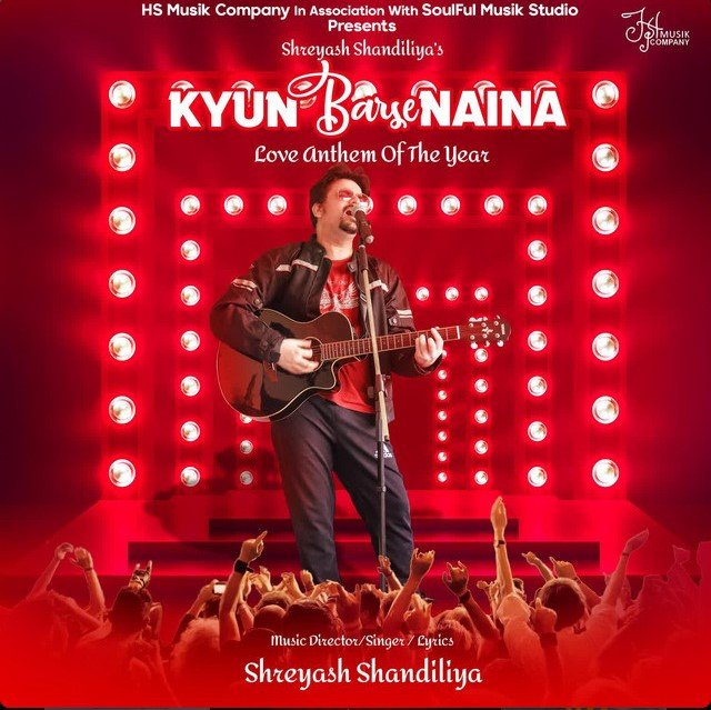 Kyun Barse Naina - Shreyash Shandiliya Cover Image